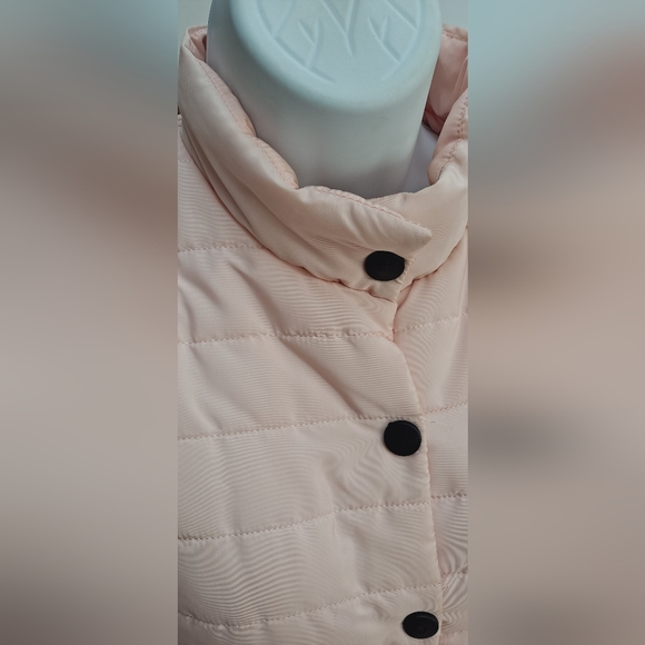 Pale Pink DressLink Spring Puffer Jacket Paster Barbiecore NEVER WORN Medium - Picture 15 of 16